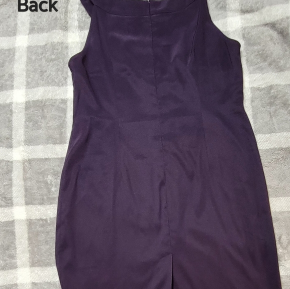 BEAUTIFUL DARK PURPLE DRESS, SIZE 16P FOR SALE!!! - Picture 4 of 4